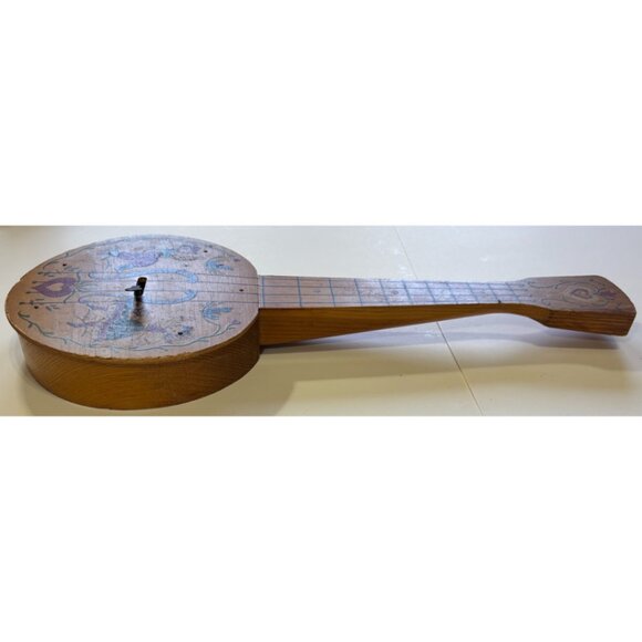 Vintage Wood Mandolin Scandia Toys Los Angeles Pasadena 1940s 1950s Swedish - Picture 4 of 8